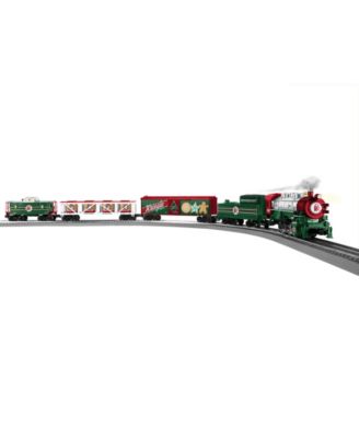 Peppermint Railroad Christmas Freight LionChief Electric O Gauge Bluetooth 5.0 Train Set