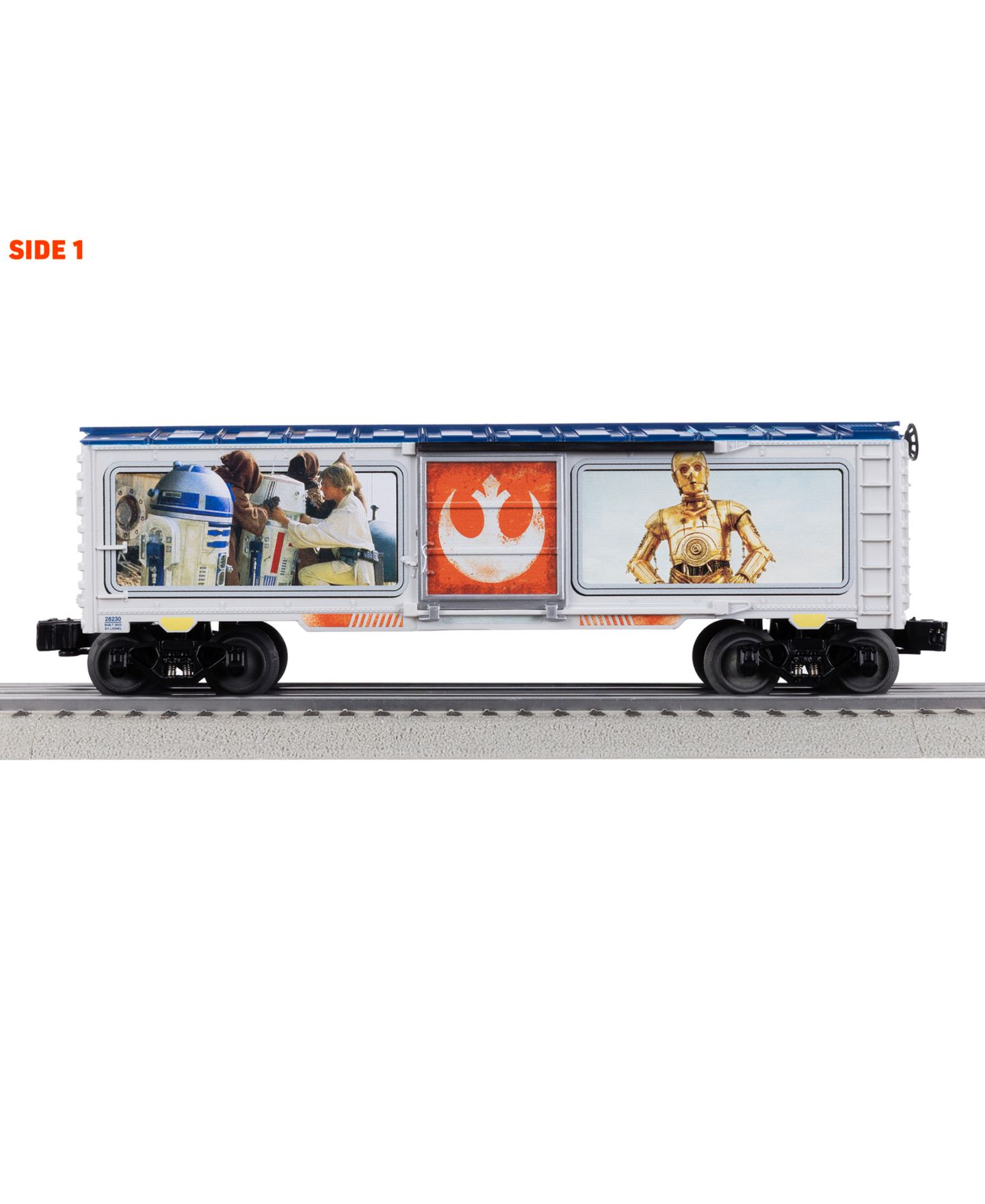 Детская игрушка Lionel O Gauge Star Wars R2-D2 C-3PO Character Die-Cast Metal Boxcar — фото 9