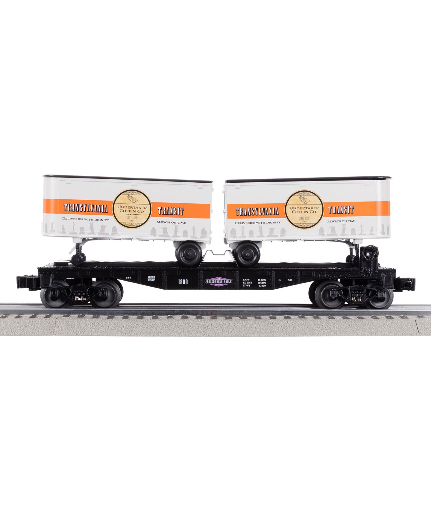 Детская игрушка Lionel O Gauge Whispering Rails Flatcar with Trailers — фото 2