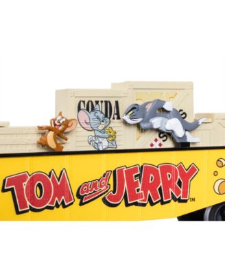 Tom and Jerry O Gauge Model Train Chasing Gondola Car