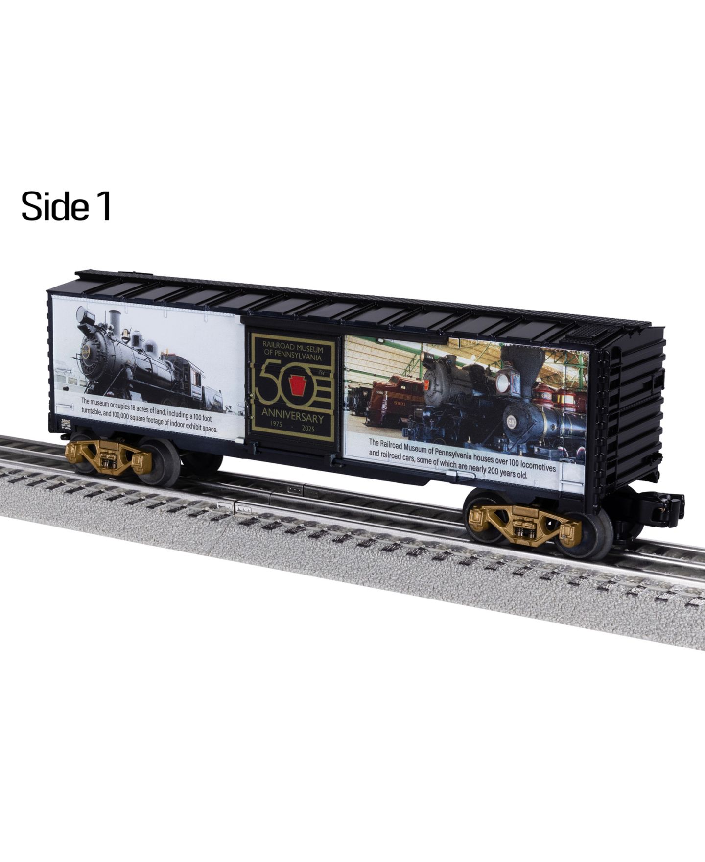 Детская игрушка Lionel O Gauge Railroad Museum of Pennsylvania 50th Anniversary Model Train Boxcar — фото 11