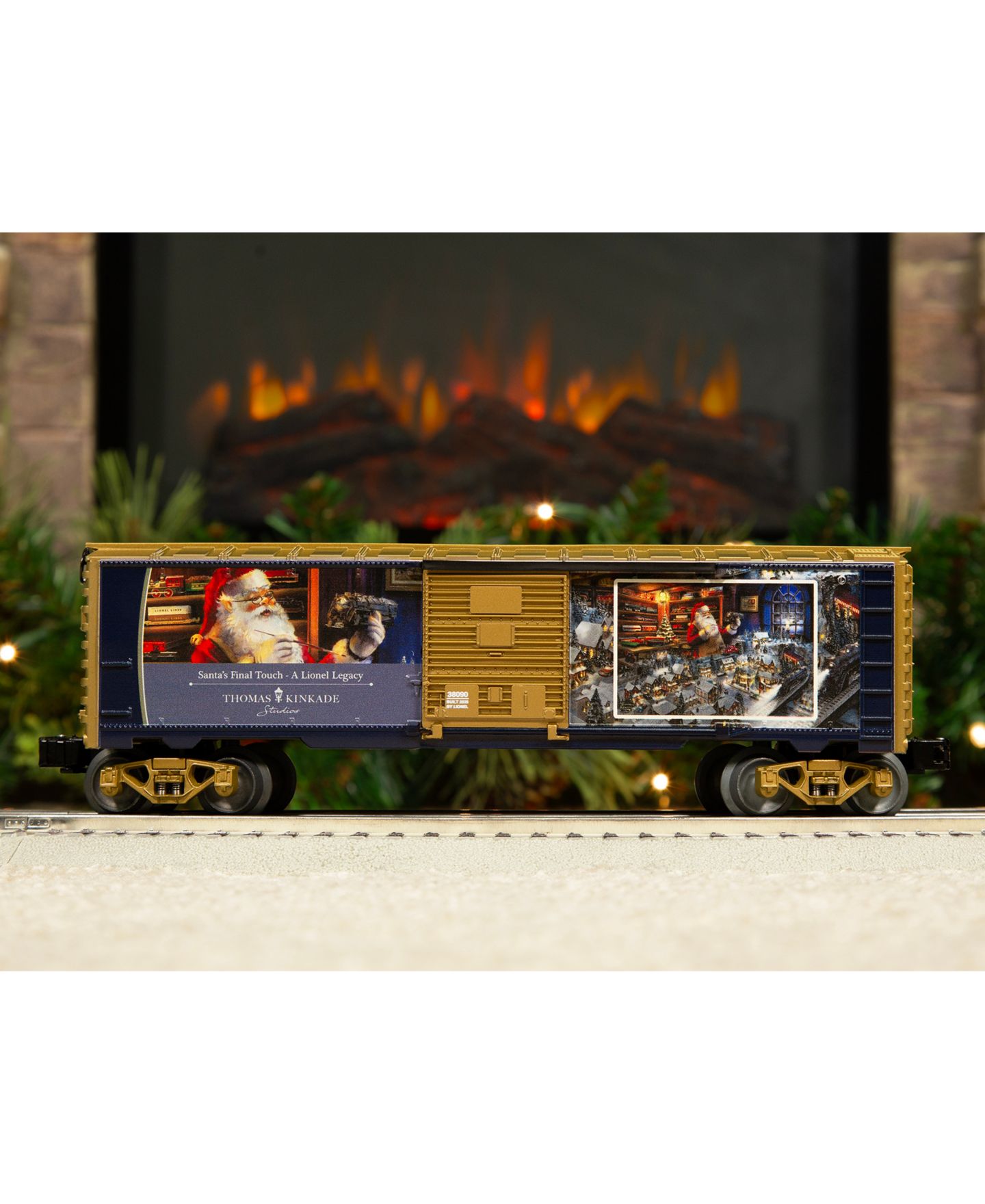 Детская игрушка Lionel Santa's Final Touch Legacy O Gauge Model Train Boxcar — фото 6