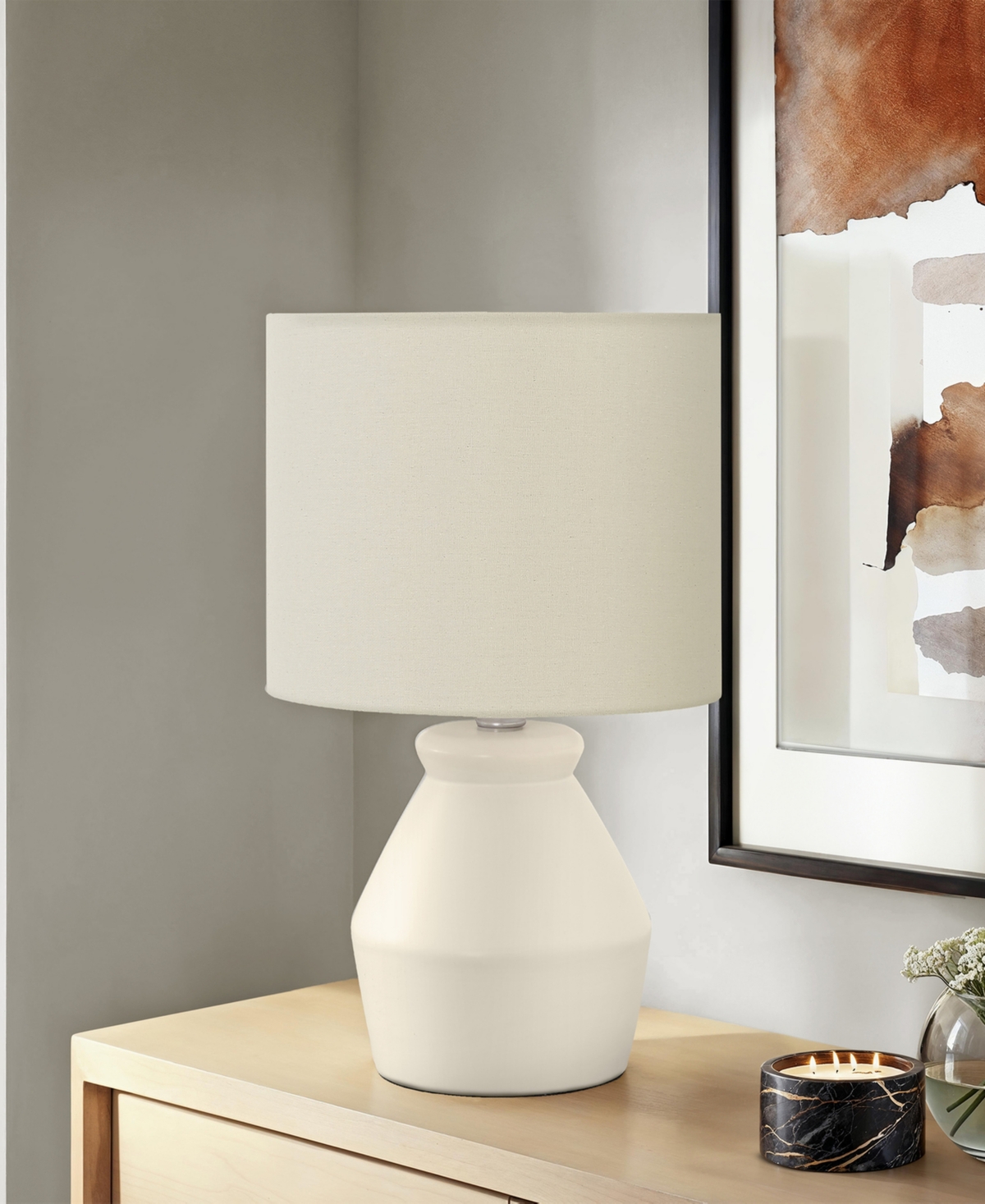 Monarch Specialties Lighting 17" Ceramic Table Lamp