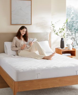 Microfiber Zoned Heated Mattress Pad, King