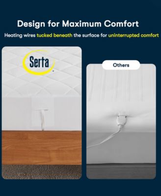 Microfiber Zoned Heated Mattress Pad, Twin