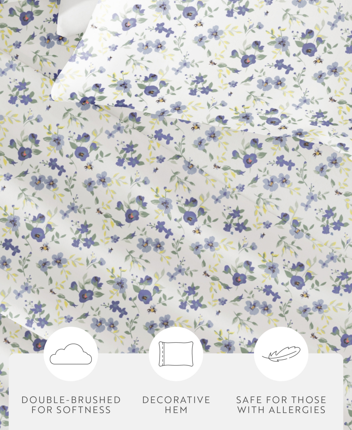 ienjoy Home The Farmhouse Chic Premium Ultra Soft Pattern -Pc. Sheet Set