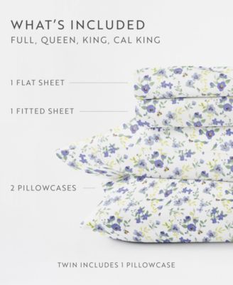 The Farmhouse Chic Premium Ultra Soft Pattern 3-Pc. Sheet Set, Twin