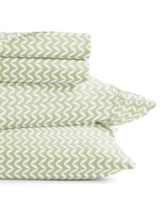 The Farmhouse Chic Premium Ultra Soft Pattern 4-Pc. Sheet Set, Full