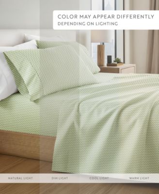 The Farmhouse Chic Premium Ultra Soft Pattern 3-Pc. Sheet Set, Twin