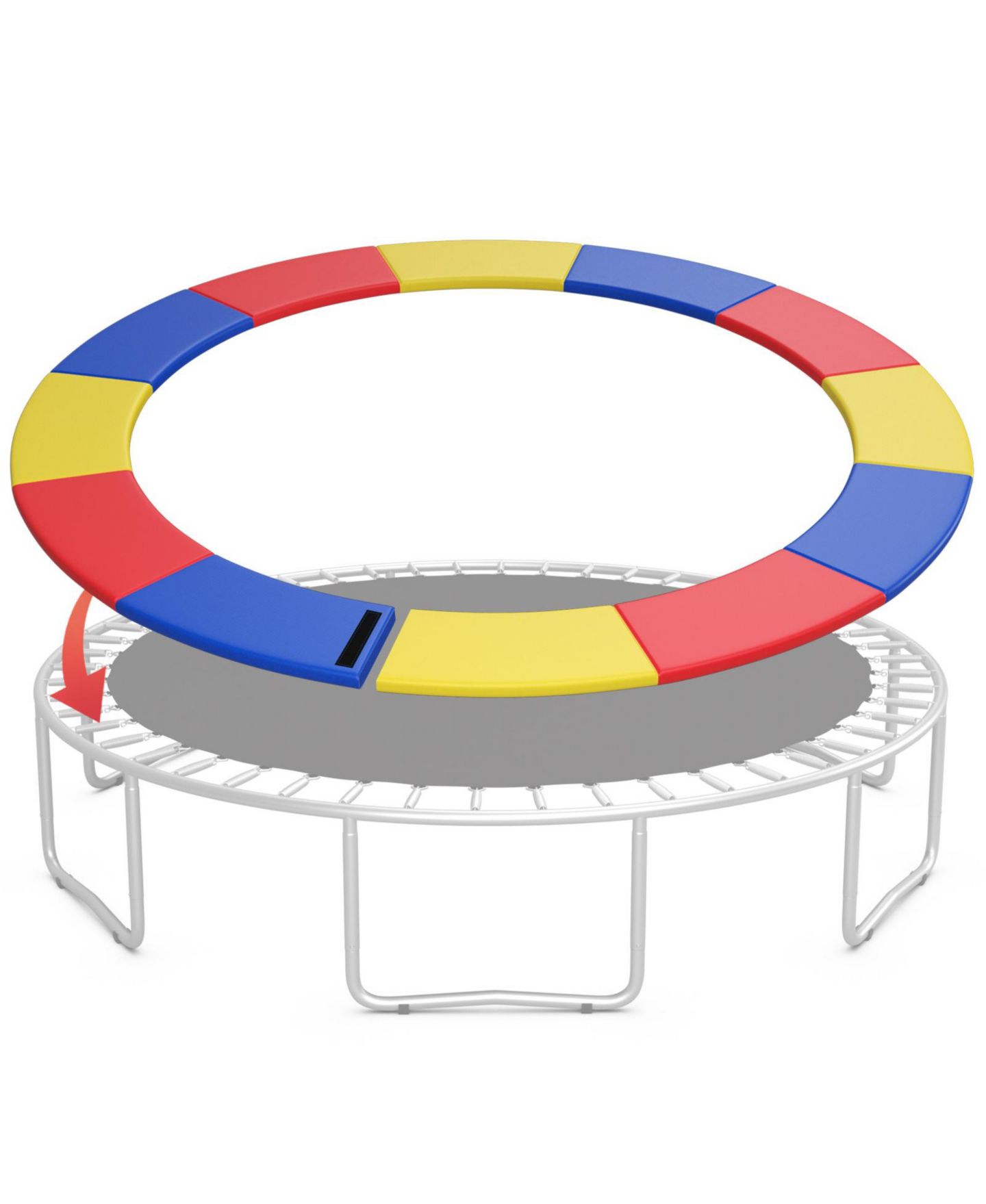 Детская игрушка HONGGE 14FT Replacement Thick Foam Padding Trampoline Safety Pad, Ages 3+, цвет: Разноцветный — фото 5