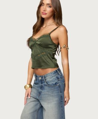 Women's Tamar Satin Effect Tank Top