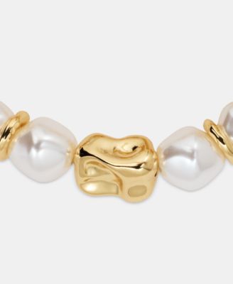 Imitation Pearl Stretch Bracelet, Macy's Exclusive