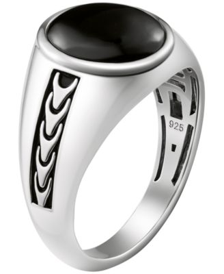 Men's Sterling Silver Statement Ring