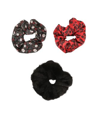AOP Stuffed Head 3 Pack Scrunchie Set