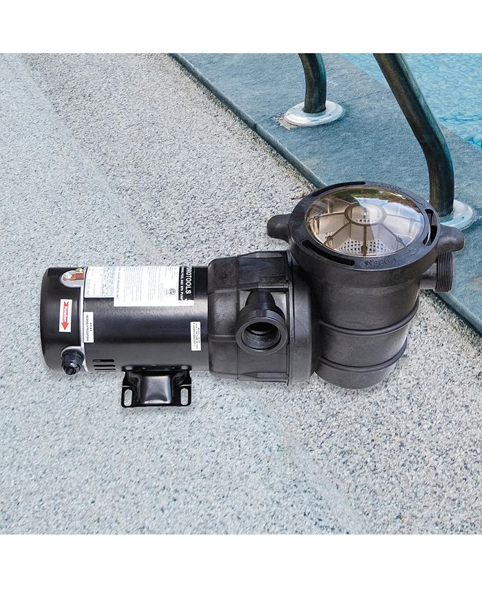 Swimline HydroTools Hydro Flo 1.5 HP 5820 GPH 2 Speed Horizontal Discharge Pump - ONE SIZE