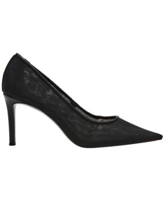 Women's Nicoletto Pointed Toe Mid-Heel Pumps