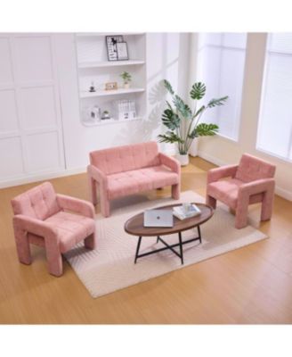 Nordic Modern Double Armchair Sofa for Living Room & Bedroom