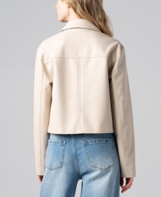 Women's Button-Front Long-Sleeve Jacket