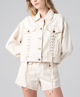 Women's Collar Button-Front Jacket
