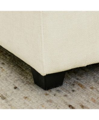 Streamdale Comfy Cloud 4-Seat Chenille Sofa Sleeper with Ottomans & Pillows (Beige