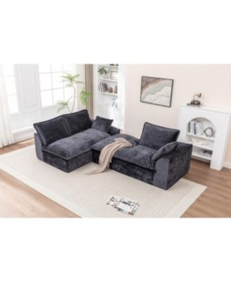 Streamdale 103" Cloud Sectional Couch with L-Shape Chaise, Modern Modular Sofa