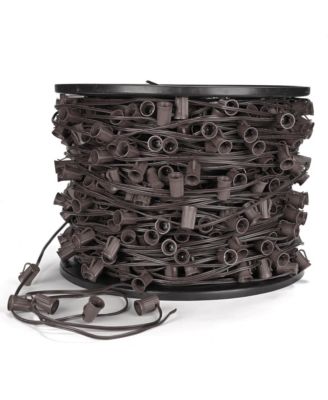 1000Ft C9 Christmas Light Spool Set Commercial UL Listed Light Sockets