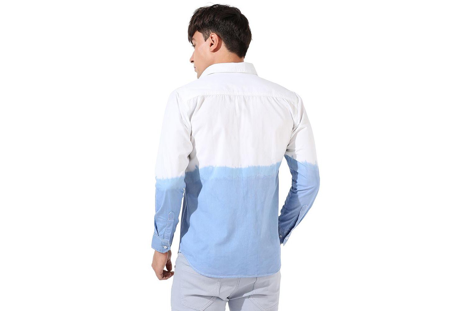 Men's Ombre Contrast Shirt