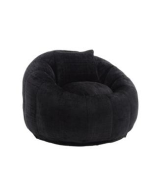 Modern Bean Bag Chair with Ottoman for Adults