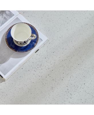 Streamdale Lucky Stone Oval Coffee Table, Modern Minimalist Fiberglass Center Table