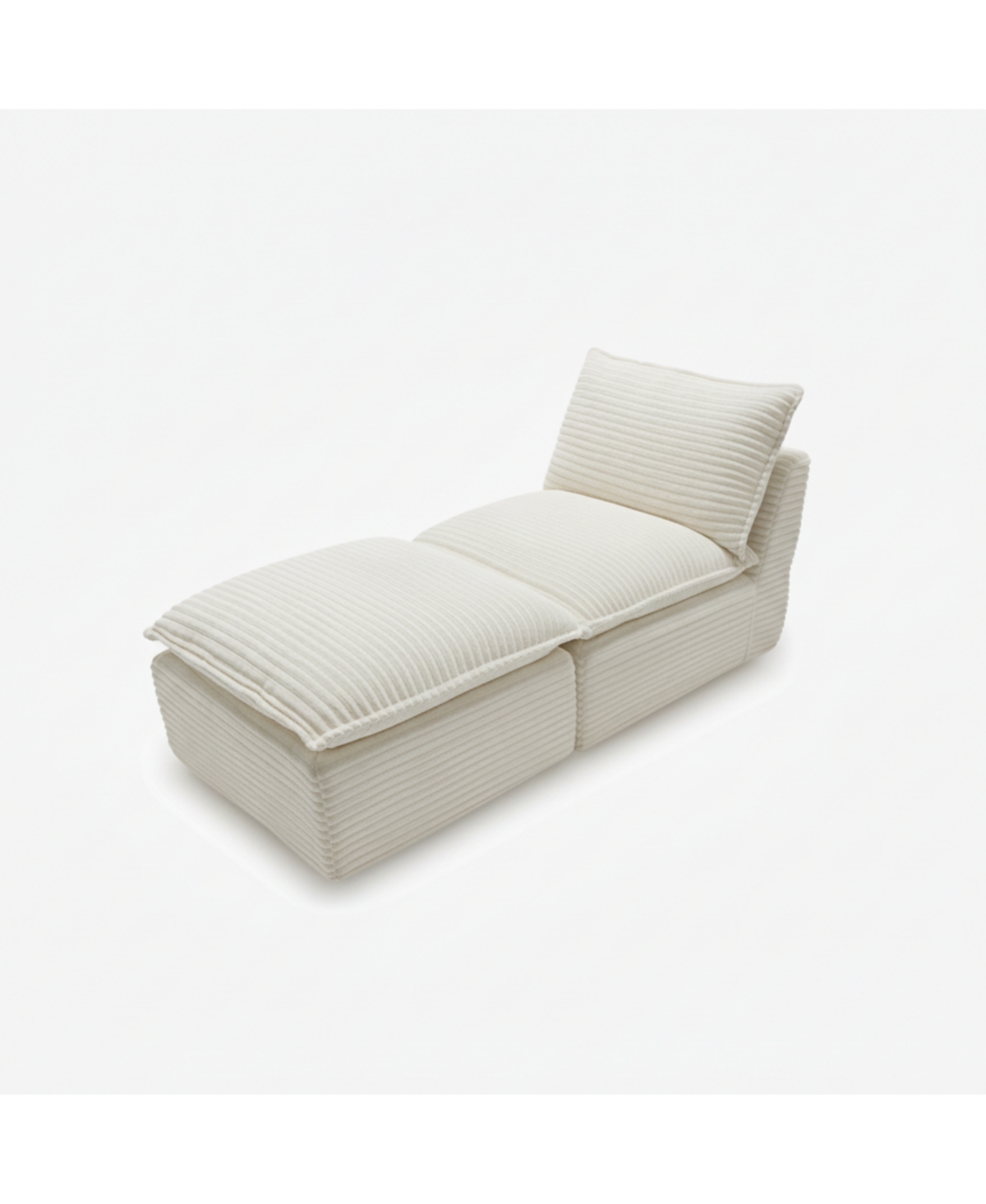 Streamdale Modern corduroy cloud sofa, freely combined, comfortable sitting experience.