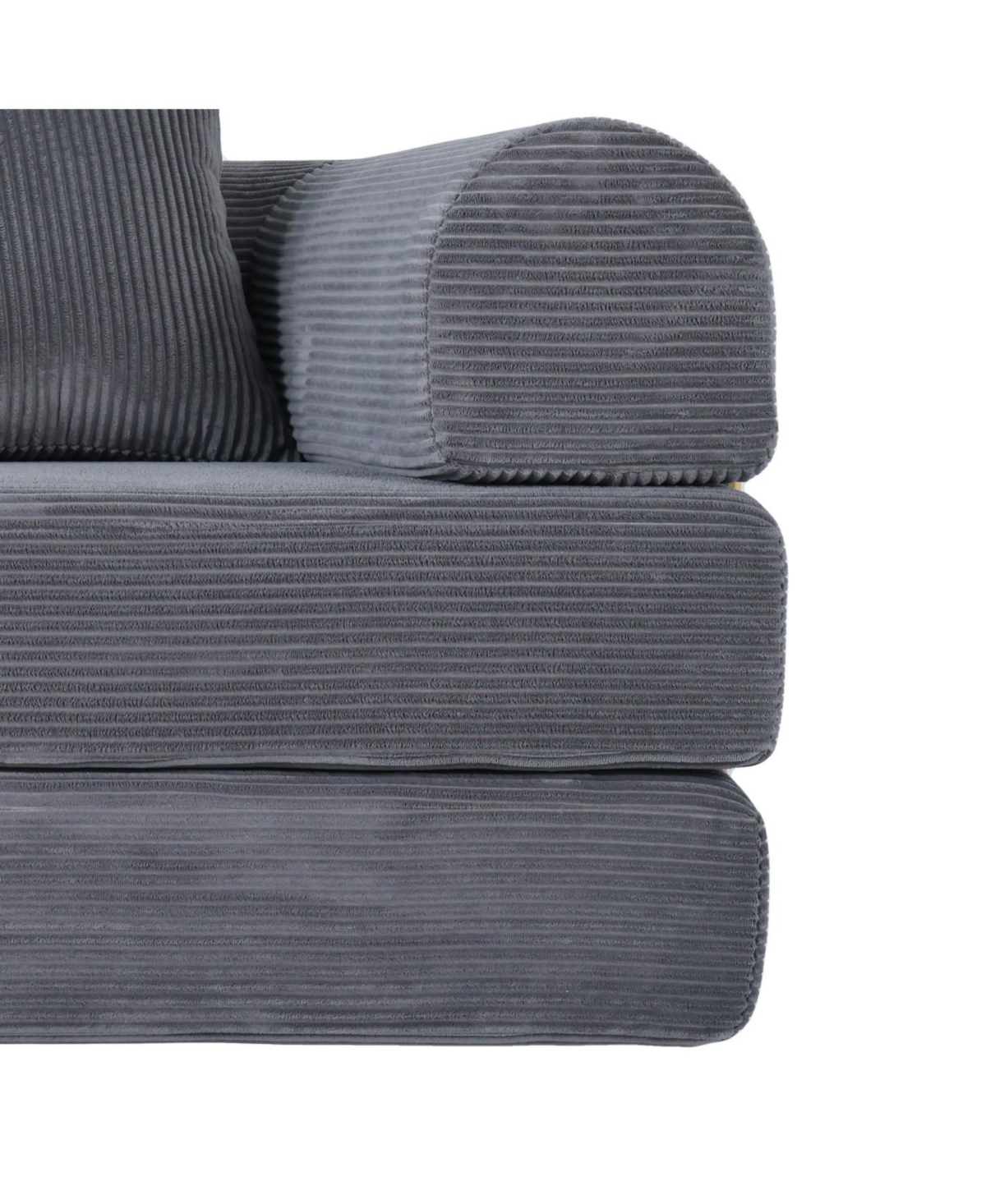 Streamdale Furniture 2-in-1 Foldable Sofa Bed, 75 Inch Convertible Sleeper Couch with Memory Foam Mattress