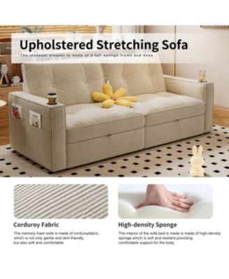 Multi-Functional Convertible Sofa Bed 2-in-1 (for Sitting & Sleeping