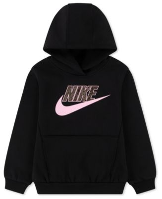 Nike Girls' 2T-6X Wild Warmth Fleece Pull-On Hoodie - Macy's