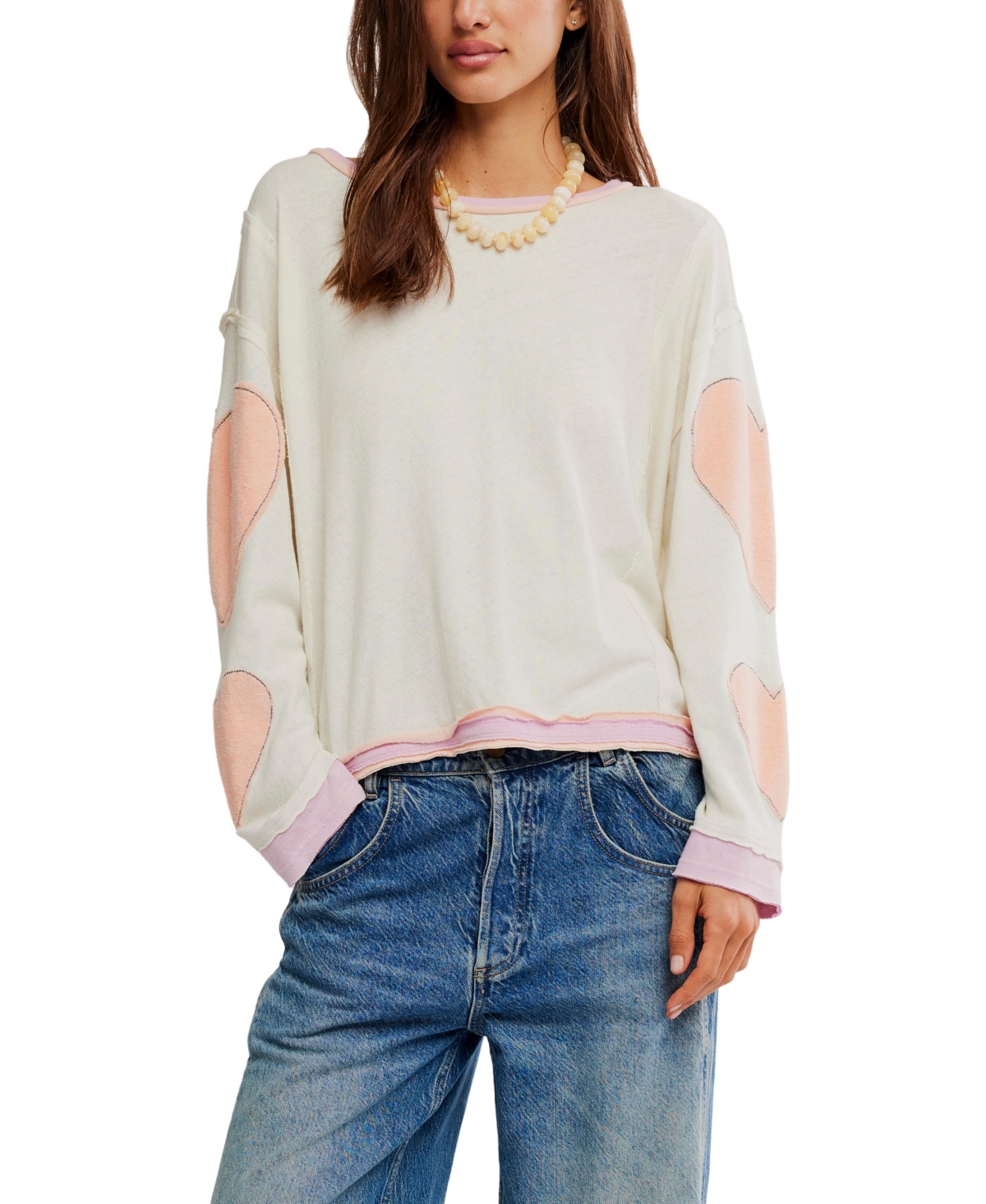 Free People Women's You're A Star Cotton Sweatshirt