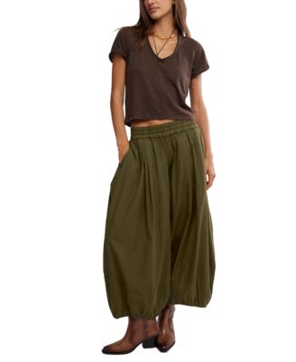 Women's Moonflower Solid Balloon Pants