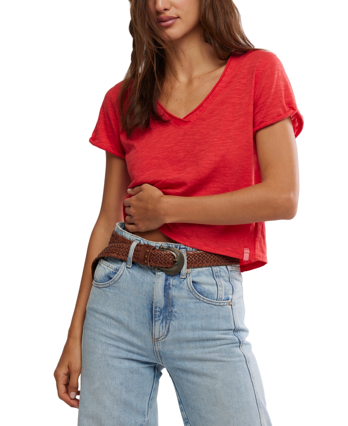 Free People Women's Take 2 V-Neck T-Shirt