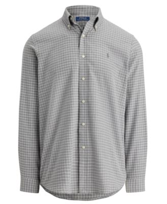 Men's Classic-Fit Long-Sleeve Checked Shirt