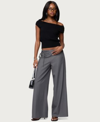 Women's Willard Baggy Lace Up Belt Pants