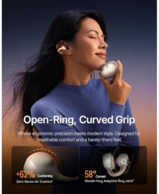 Inspire XC1 Open Ear Clip-On Earbuds, Sound by Bose, Dolby Audio