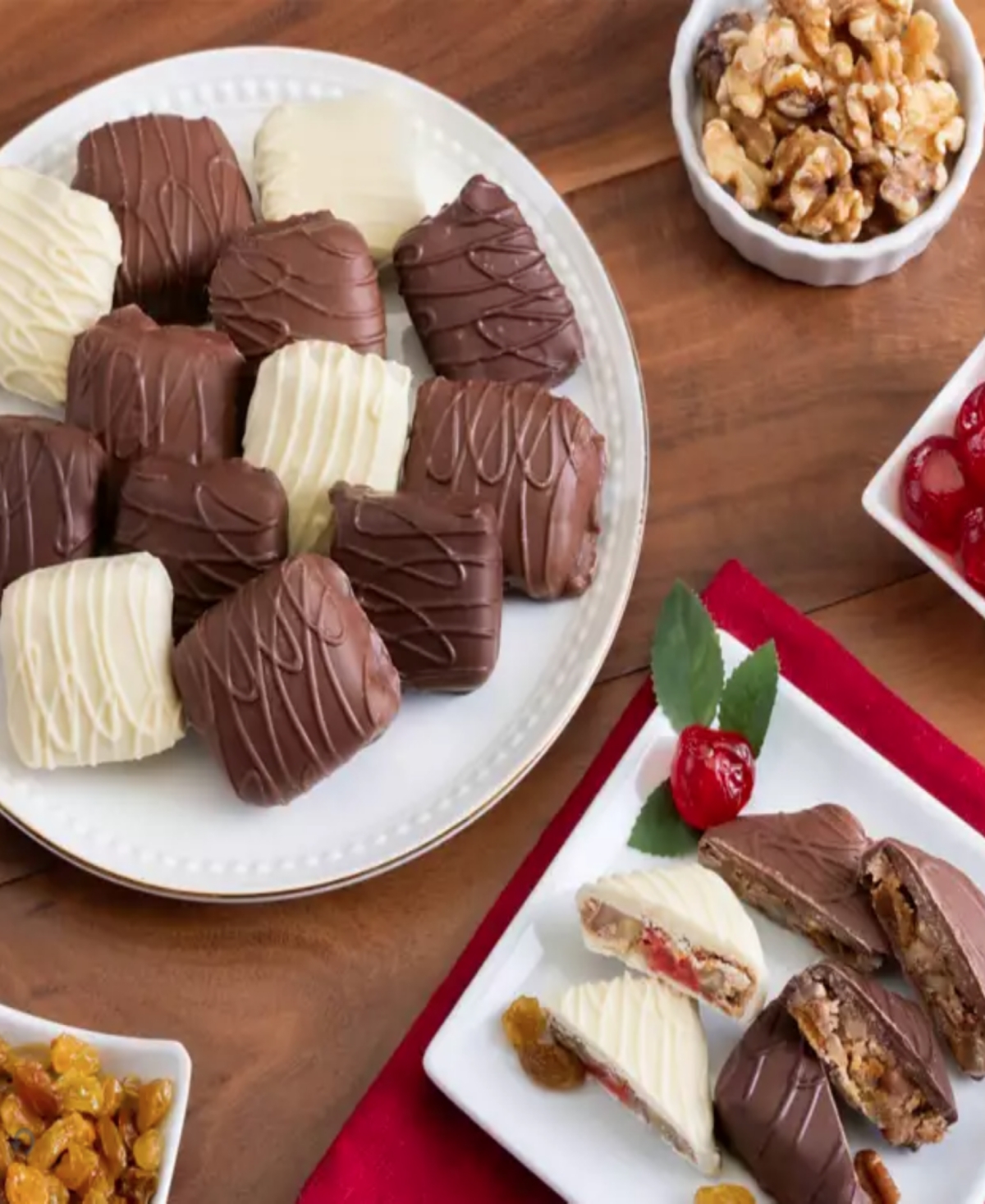 Beatrice Bakery Co. Chocolate Covered Fruitcake Squares Variety Pack, 16-Pc.