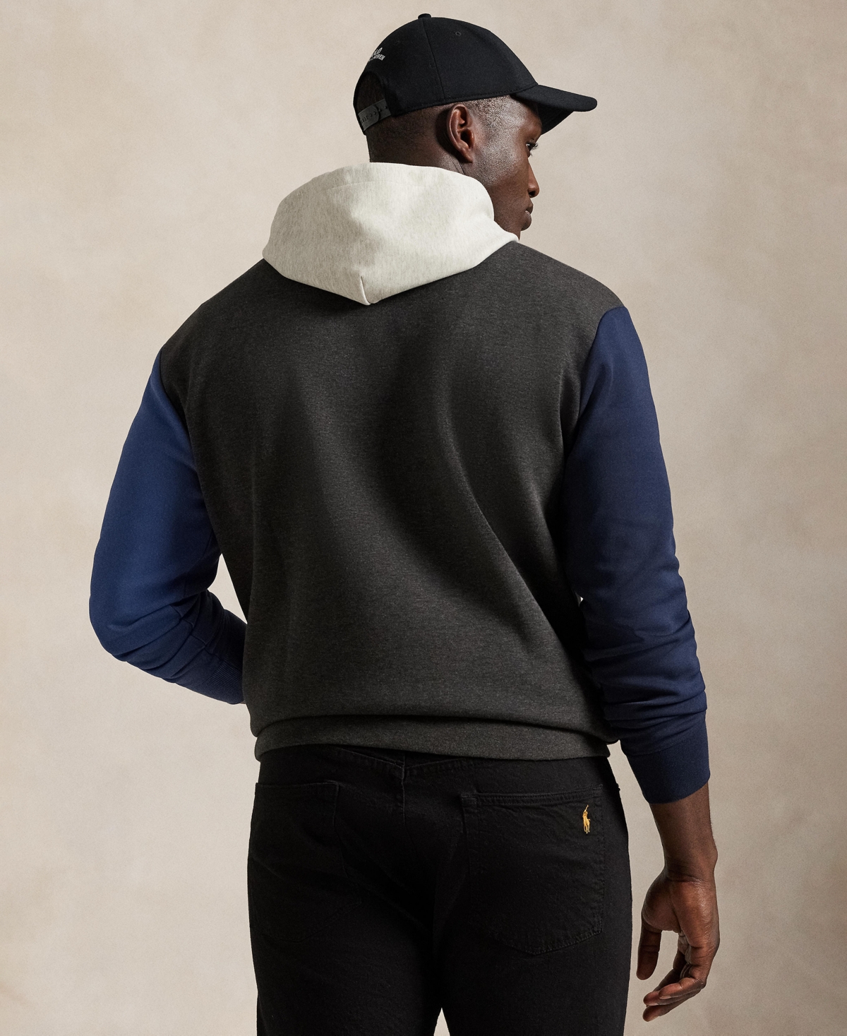 Polo Ralph Lauren Men's Big & Tall Long-Sleeve Logo Double-Knit Hoodie