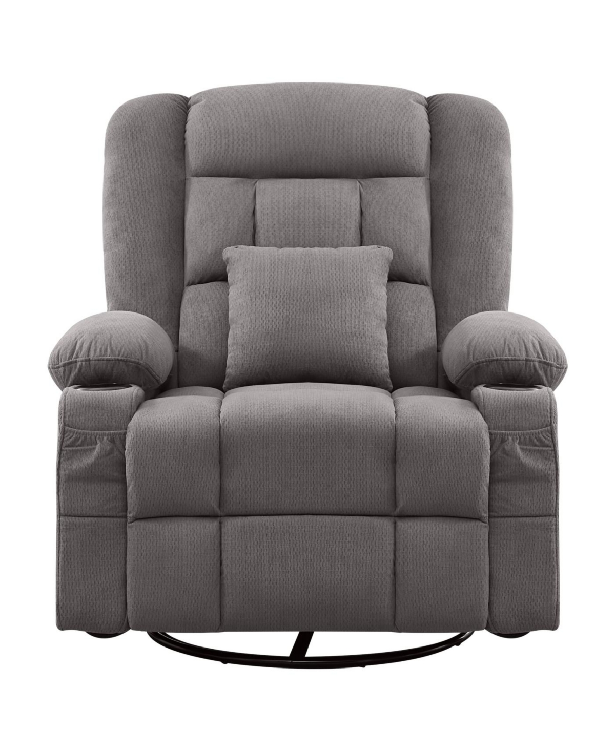 Streamdale Kneading Massage Rocker Recliner Chair with Heat, Usb Port, 2 Cup Holders