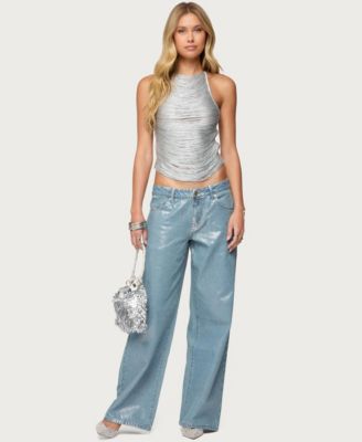 Women's Kalana Crisscross Backless Fringed Top