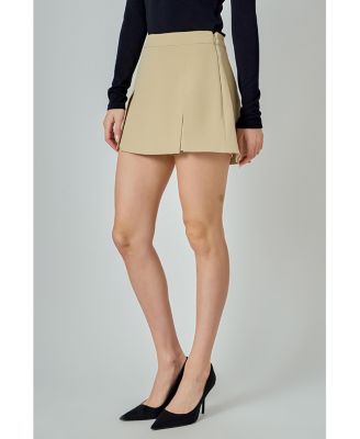 Women's Wide Single Pleat Skort
