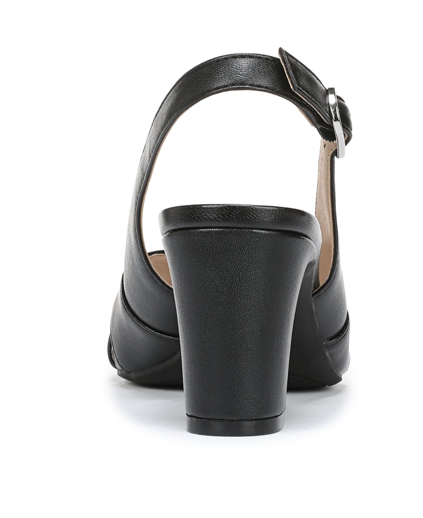 Женские сандалии LifeStride Freesia Slingback Dress Sandals, цвет: Чёрная искусственная кожа — фото 3