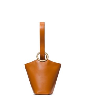 Halo Mini Smooth Leather Bucket Bag