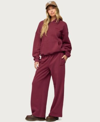 Women's Basic Girl Wide Leg Sweatpants
