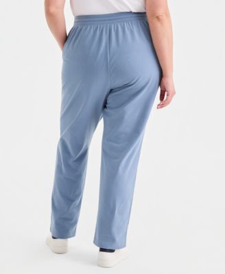 Plus Size Knit Pull-On Pants