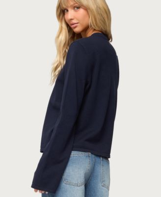 Women's Jenie Split Front Knit Cardigan Sweater