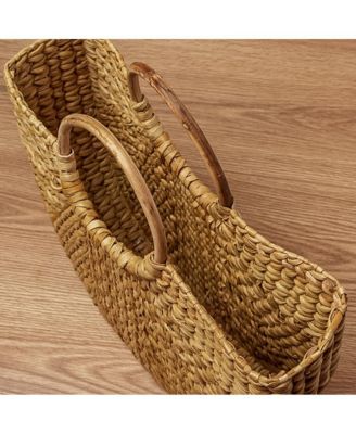 Circle Handle Palm Tote